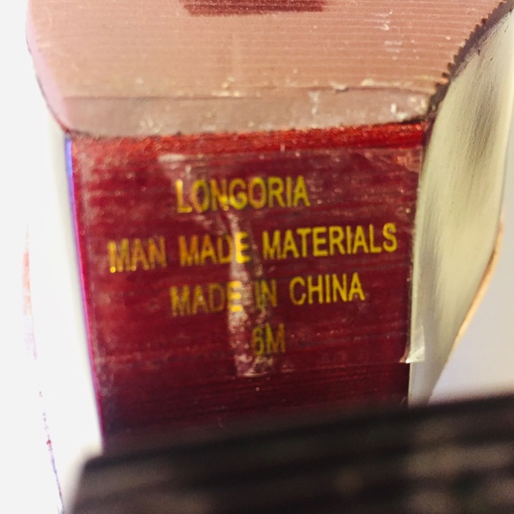 Hollywood Heels, Longoria Platform Shoes, Size 6, color Wine, New - Picture 5 of 8